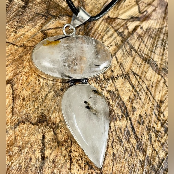 Rutilated Quartz Pendant 2 1/2” - Picture 6 of 8